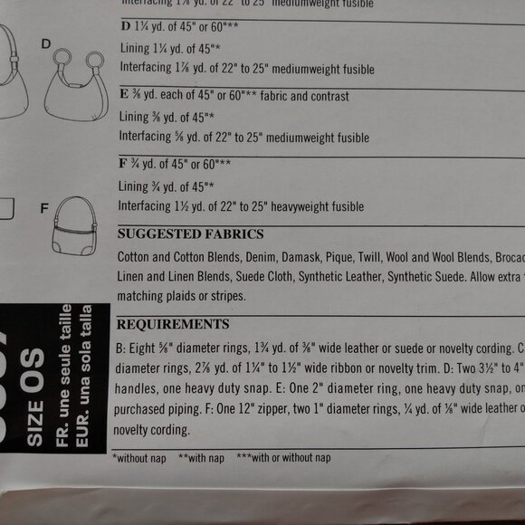 Vintage Purse Sewing Pattern Clutch Handbag 2000s UNCUT 6397 - Picture 8 of 12